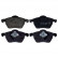 Brake Pad Set, disc brake 116213 FEBI