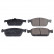 Brake Pad Set, disc brake 116226 FEBI