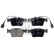 Brake Pad Set, disc brake 116227 FEBI, Thumbnail 2
