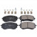 Brake Pad Set, disc brake 116229 FEBI