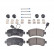 Brake Pad Set, disc brake 116234 FEBI