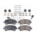 Brake Pad Set, disc brake 116234 FEBI, Thumbnail 2