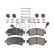 Brake Pad Set, disc brake 116234 FEBI, Thumbnail 2
