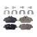 Brake Pad Set, disc brake 116235 FEBI