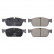 Brake Pad Set, disc brake 116236 FEBI