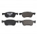 Brake Pad Set, disc brake 116238 FEBI