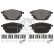 Brake Pad Set, disc brake 116242 FEBI, Thumbnail 2
