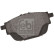 Brake Pad Set, disc brake 116242 FEBI, Thumbnail 3