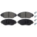 Brake Pad Set, disc brake 116243 FEBI
