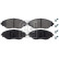 Brake Pad Set, disc brake 116243 FEBI, Thumbnail 2