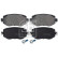 Brake Pad Set, disc brake 116245 FEBI, Thumbnail 2