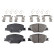 Brake Pad Set, disc brake 116247 FEBI