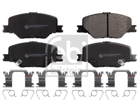 Brake Pad Set, disc brake 116247 FEBI, Image 2