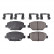 Brake Pad Set, disc brake 116248 FEBI