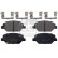 Brake Pad Set, disc brake 116248 FEBI, Thumbnail 2