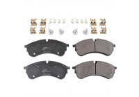 Brake Pad Set, disc brake 116250 FEBI