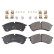 Brake Pad Set, disc brake 116250 FEBI