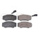 Brake Pad Set, disc brake 116254 FEBI