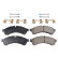 Brake Pad Set, disc brake 116257 FEBI