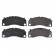 Brake Pad Set, disc brake 116259 FEBI