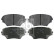 Brake Pad Set, disc brake 116273 FEBI, Thumbnail 2