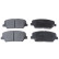 Brake Pad Set, disc brake 116282 FEBI