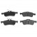 Brake Pad Set, disc brake 116283 FEBI