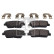 Brake Pad Set, disc brake 116284 FEBI, Thumbnail 2