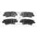 Brake Pad Set, disc brake 116285 FEBI, Thumbnail 2