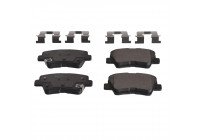 Brake Pad Set, disc brake 116289 FEBI