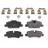 Brake Pad Set, disc brake 116290 FEBI