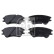 Brake Pad Set, disc brake 116293 FEBI, Thumbnail 2