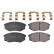 Brake Pad Set, disc brake 116295 FEBI