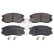 Brake Pad Set, disc brake 116303 FEBI, Thumbnail 2