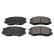 Brake Pad Set, disc brake 116303 FEBI