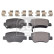Brake Pad Set, disc brake 116304 FEBI, Thumbnail 2