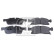 Brake Pad Set, disc brake 116307 FEBI, Thumbnail 2