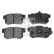 Brake Pad Set, disc brake 116308 FEBI, Thumbnail 2
