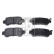 Brake Pad Set, disc brake 116309 FEBI, Thumbnail 2