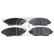 Brake Pad Set, disc brake 116310 FEBI, Thumbnail 2