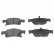 Brake Pad Set, disc brake 116311 FEBI