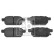Brake Pad Set, disc brake 116313 FEBI, Thumbnail 2