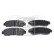 Brake Pad Set, disc brake 116316 FEBI, Thumbnail 2