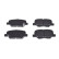 Brake Pad Set, disc brake 116317 FEBI