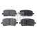 Brake Pad Set, disc brake 116320 FEBI, Thumbnail 2