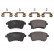 Brake Pad Set, disc brake 116321 FEBI