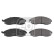 Brake Pad Set, disc brake 116322 FEBI, Thumbnail 2