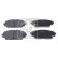 Brake Pad Set, disc brake 116323 FEBI, Thumbnail 2