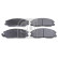 Brake Pad Set, disc brake 116324 FEBI, Thumbnail 2