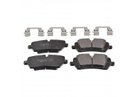 Brake Pad Set, disc brake 116325 FEBI